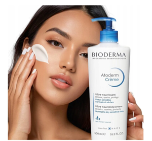 Bioderma Atoderm ультра увлажняющий крем для тела и лица 500 мл