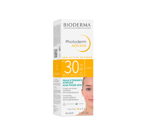 Bioderma Photoderm AKN Mat крем SPF30 для жирной и комбинированной кожи 40 мл