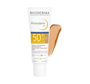 Bioderma Photoderm M защитный крем для выравнивания цвета SPF50+ Golden 40мл