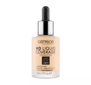 CATRICE HD LIQUID ЖИДКИЙ МАСКИРУЮЩИЙ ТОНАЛЬНЫЙ КРЕМ  002 PORCELAIN BEIGE 30МЛ