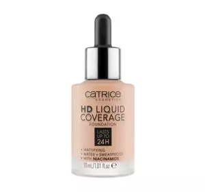 CATRICE HD LIQUID ЖИДКИЙ МАСКИРУЮЩИЙ ТОНАЛЬНЫЙ КРЕМ ROSE 020 30МЛ