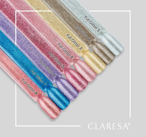 CLARESA SOAK OFF ГЕЛЬ-ЛАК FULL GLITTER 3 5МЛ