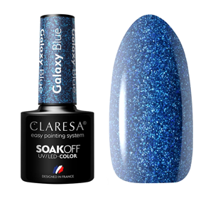 CLARESA SOAK OFF ГЕЛЬ-ЛАК GALAXY BLUE 5МЛ