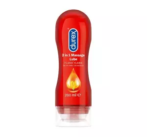 DUREX 2в1 ИНТИМНЫЙ ГЕЛЬ ДЛЯ МАССАЖА YLANG YLANG 200МЛ