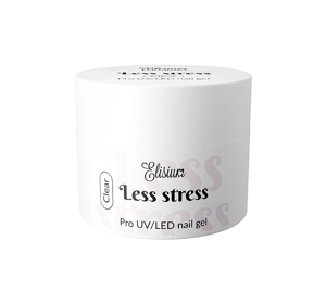 ELISIUM LESS STRESS ГЕЛЬ ДЛЯ НАРАЩИВАНИЯ НОГТЕЙ CLEAR 40МЛ