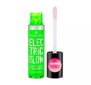 ESSENCE ELECTRIC GLOW LIPSTICK МАСЛО ДЛЯ ГУБ И ЩЕК МЕНЯЮЩЕЕ ЦВЕТ 4,4МЛ