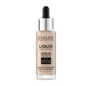 EVELINE LIQUID CONTROL HD ТОНАЛЬНАЯ ОСНОВА 010 LIGHT BEIGE