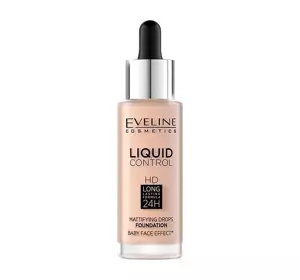 EVELINE LIQUID CONTROL HD ТОНАЛЬНОЕ СРЕДСТВО 002 SOFT PORCELAIN 32МЛ