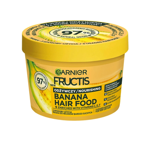 GARNIER FRUCTIS HAIR FOOD BANANA ПИТАТЕЛЬНАЯ МАСКА ДЛЯ СУХИХ ВОЛОС 400МЛ