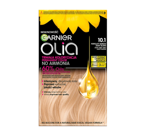 GARNIER OLIA СТОЙКАЯ КРАСКА ДЛЯ ВОЛОС БЕЗ АММИАКА 10.1 ПЕПЕЛЬНЫЙ ОЧЕНЬ СВЕТЛЫЙ БЛОНД