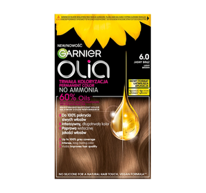 GARNIER OLIA СТОЙКАЯ КРАСКА ДЛЯ ВОЛОС БЕЗ АММИАКА 6.0 СВЕТЛО-КАШТАНОВЫЙ