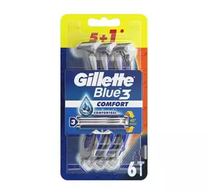 GILLETTE BLUE 3 COMFORT ОДНОРАЗОВАЯ БРИТВА 6 ШТУК