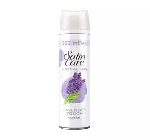 GILLETTE SATIN CARE LAVENDER TOUCH ГЕЛЬ ДЛЯ БРИТЬЯ ДЛЯ НОРМАЛЬНОЙ КОЖИ 200МЛ