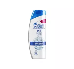 HEAD & SHOULDERS 2IN1 ШАМПУНЬ ДЛЯ ВОЛОС С КОНДИЦИОНЕРОМ  CLASSIC CLEAN 200МЛ