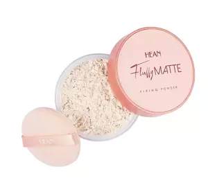 HEAN FLUFFY MATTE FIXING POWDER РАССЫПЧАСТАЯ МАТИРУЮЩАЯ ПУДРА 7,5Г