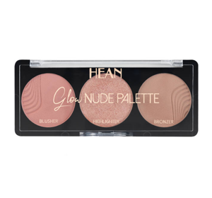 HEAN GLOW NUDE PALETTE ПАЛЕТКА ДЛЯ МАКИЯЖА 3В1 DAYGLOW 8Г