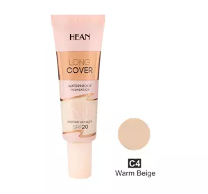 HEAN LONG COVER ВОДОСТОЙКОЕ КРОЮЩЕЕ ТОНАЛЬНОЕ СРЕДСТВО SPF20 C4 WARM BEIGE 25МЛ