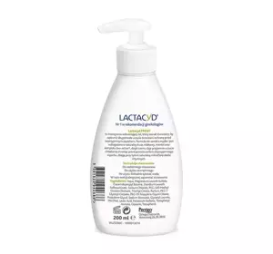 LACTACYD FRESH ОСВЕЖАЮЩИЙ ГЕЛЬ ДЛЯ ИНТИМНОЙ ГИГИЕНЫ С ДОЗАТОРОМ 200МЛ