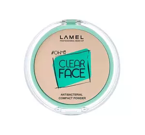 LAMEL CLEAR FACE COMPACT POWDER АНТИБАКТЕРИАЛЬНАЯ ПРЕССОВАННАЯ ПУДРА 401 LIGHT NATURAL 6Г