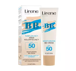 LIRENE УВЛАЖНЯЮЩИЙ КРЕМ BB SPF50 01 NATURAL 30МЛ