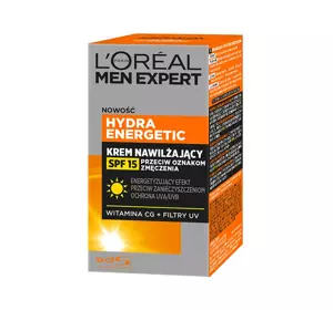 LOREAL MEN EXPERT HYDRA ENERGETIC УВЛАЖНЯЮЩИЙ КРЕМ ПРОТИВ ПРИЗНАКОВ УСТАЛОСТИ SPF15 50МЛ