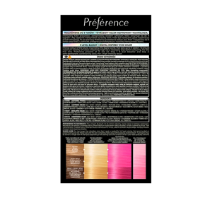 L'ORÉAL PARIS PRÉFÉRENCE METAVIVID КРАСКА ДЛЯ ВОЛОС 7.222 META PINK