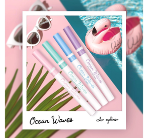 LOVELY OCEAN WAVES ЦВЕТНАЯ ПОДВОДКА ДЛЯ ВЕК 1 PINK