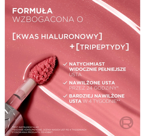 L'oreal Plump Ambition гиалуроновое масло для губ  201 Milky Nu 5мл