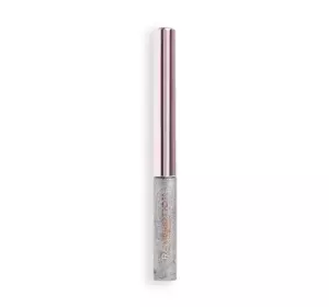 MAKEUP REVOLUTION FESTIVE ALLURE БЛЕСТЯЩАЯ ПОДВОДКА ДЛЯ ГЛАЗ SILVER FLUSH 2,4МЛ