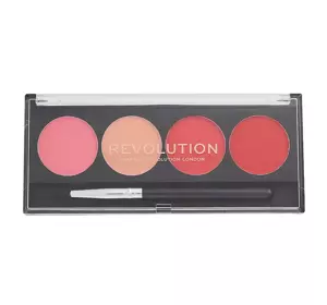 MAKEUP REVOLUTION GRAPHIC LINERS ПАЛЕТКА ГЕЛЕВЫХ ПОДВОДОК С КИСТОЧКОЙ PRETTY PINK 5,4Г