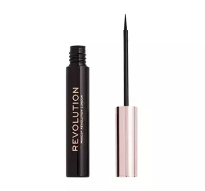 MAKEUP REVOLUTION SUPER FLICK EYELINER ЖИДКАЯ ПОДВОДКА С КИСТОЧКОЙ BLACK 4,5 МЛ