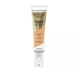 MAX FACTOR MIRACLE PURE ТОНАЛЬНОЕ СРЕДСТВО ДЛЯ УЛУЧШЕНИЯ СОСТОЯНИЯ КОЖИ 44 WARM IVORY 30МЛ