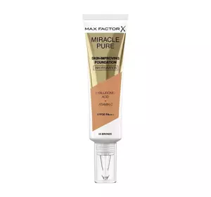 MAX FACTOR MIRACLE PURE ТОНАЛЬНОЕ СРЕДСТВО ДЛЯ УЛУЧШЕНИЯ СОСТОЯНИЯ КОЖИ 80 BRONZE 30МЛ