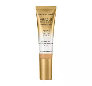 MAX FACTOR MIRACLE SECOND SKIN ТОНАЛЬНОЕ СРЕДСТВО 06 GOLDEN MEDIUM30МЛ