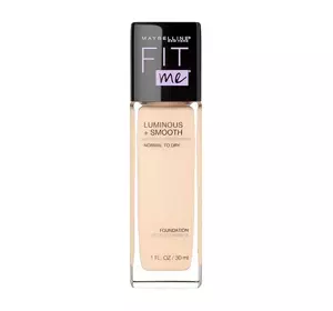 MAYBELLINE FIT ME LUMINOUS + SMOOTH ТОНАЛЬНОЕ СРЕДСТВО 105 NATURAL IVORY 30МЛ