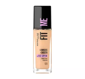 MAYBELLINE FIT ME LUMINOUS + SMOOTH ТОНАЛЬНОЕ СРЕДСТВО 120 CLASSIC IVORY  30МЛ