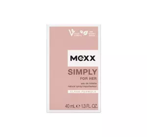 MEXX SIMPLY FOR HER ТУАЛЕТНАЯ ВОДА 40МЛ