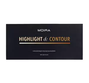 MOIRA HIGHLIGHT&CONTOUR ПАЛИТРА ДЛЯ КОНТУРИРОВАНИЯ ЛИЦА 33Г