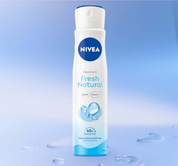 NIVEA FRESH NATURAL ДЕЗОДОРАНТ-СПРЕЙ ДЛЯ ЖЕНЩИН 250МЛ