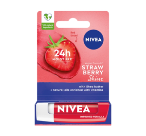 NIVEA LIMITED EDITION ГИГИЕНИЧЕСКАЯ ПОМАДА ДЛЯ ГУБ STRAWBERRY SHINE 5,5МЛ