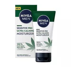 NIVEA MEN SENSITIVE PRO УВЛАЖНЯЮЩИЙ КРЕМ ДЛЯ ЛИЦА С СЕМЕНАМИ КОНОПЛИ 75МЛ