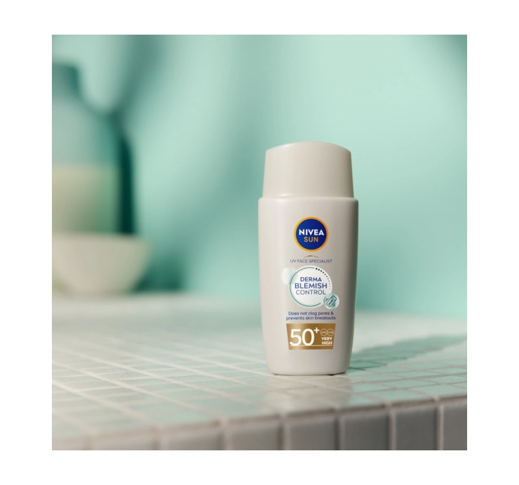 NIVEA SUN DERMA SKIN CLEAR СОЛНЦЕЗАЩИТНЫЙ ФЛЮИД ДЛЯ ЛИЦА SPF50+ 40МЛ