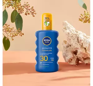 NIVEA SUN PROTECT & MOISTURE СОЛНЦЕЗАЩИТНЫЙ СПРЕЙ С ВЫСОКИМ УРОВНЕМ ЗАЩИТЫ SPF30 200МЛ