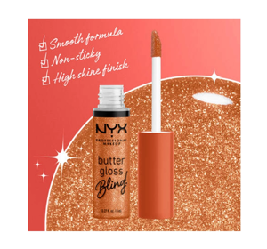 NYX PROFESSIONAL MAKEUP BUTTER GLOSS BLING БЛЕСК ДЛЯ ГУБ 03 PRICEY 8МЛ