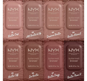 NYX PROFESSIONAL MAKEUP BUTTERMELT БРОНЗЕР ДЛЯ ЛИЦА 01 BUTTA CUP 5Г