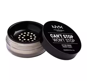 NYX PROFESSIONAL MAKEUP CAN'T STOP WON'T STOP ФИКСИРУЮЩАЯ ПУДРА 01 LIGHT 6Г