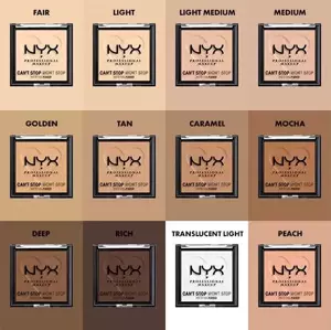 NYX PROFESSIONAL MAKEUP CAN'T STOP WON'T STOP МАТИРУЮЩАЯ ПУДРА 01 FAIR 6Г