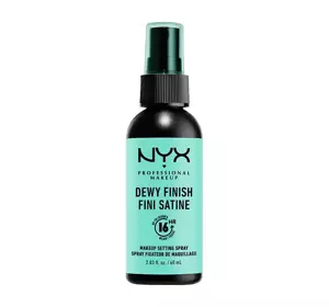 NYX PROFESSIONAL MAKEUP DEWY FINISH СПРЕЙ-ФИКСАТОР МАКИЯЖА 60 МЛ