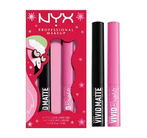 NYX PROFESSIONAL MAKEUP FA LA LA L.A. LAND VIVID LINER DUO НАБОР ДВУХ ПОДВОДОК 2x2МЛ