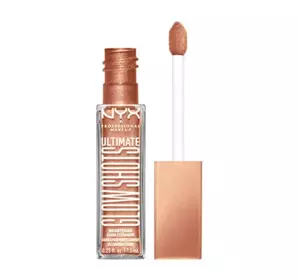 NYX PROFESSIONAL MAKEUP GLOW SHOTS БЛЕСТЯЩИЕ ТЕНИ ДЛЯ ВЕК 08 TWISTED TANGERINE 7,5МЛ